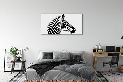 Fototryck canvas Zebra illustration