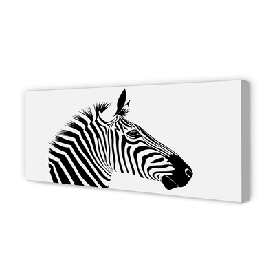 Fototryck canvas Zebra illustration