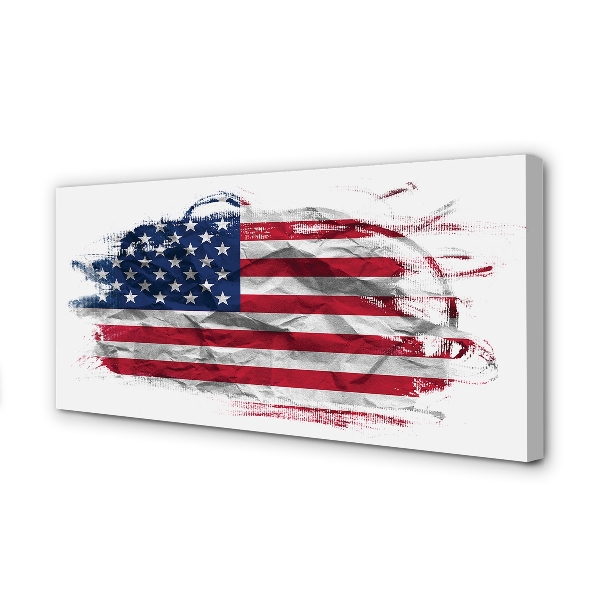 Fototryck canvas USA flagga