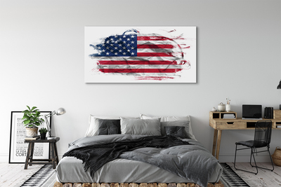 Fototryck canvas USA flagga