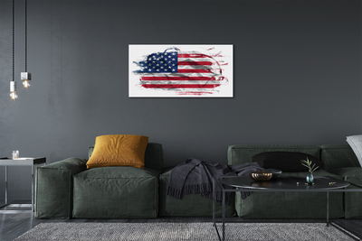 Fototryck canvas USA flagga