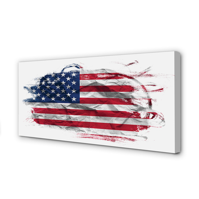 Fototryck canvas USA flagga