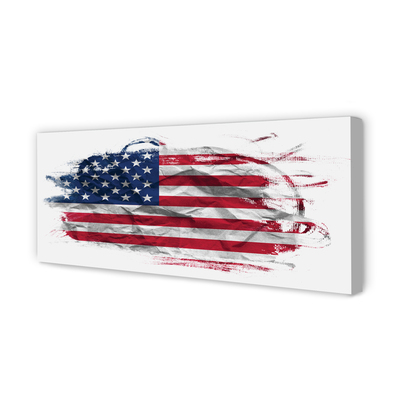 Fototryck canvas USA flagga