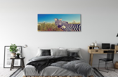 Canvas bild Zebra blommor