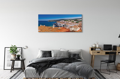 Bild på canvas Spanien Stad havet berg