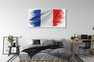 Canvas bild Frankrike flagga