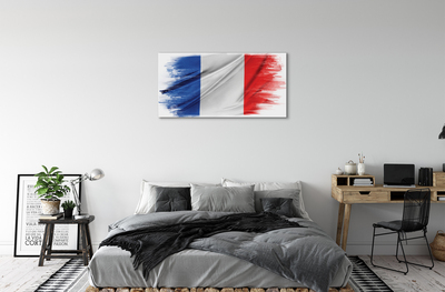 Canvas bild Frankrike flagga