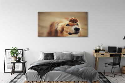 Bild på canvas Cupcake hund