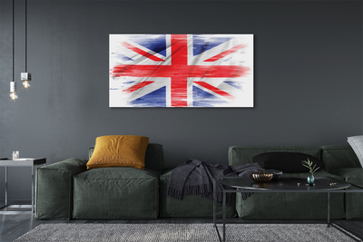 Canvastavla Storbritanniens flagga