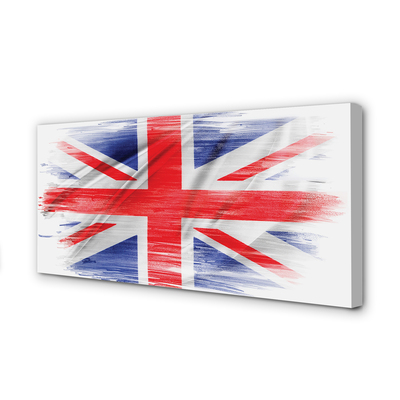 Canvastavla Storbritanniens flagga