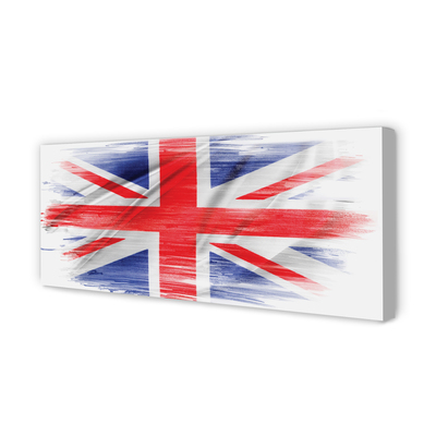 Canvastavla Storbritanniens flagga