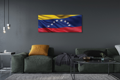 Foto på duk Venezuelas flagga