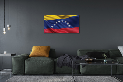 Foto på duk Venezuelas flagga