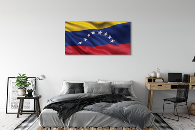 Foto på duk Venezuelas flagga