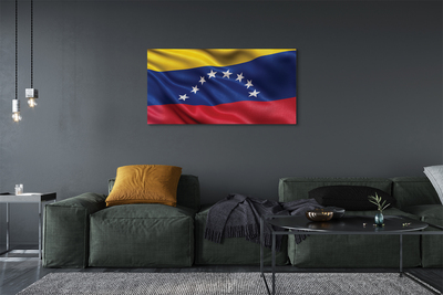 Foto på duk Venezuelas flagga