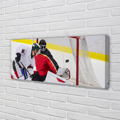 Canvas bild Hockeymål