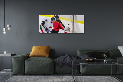 Canvas bild Hockeymål