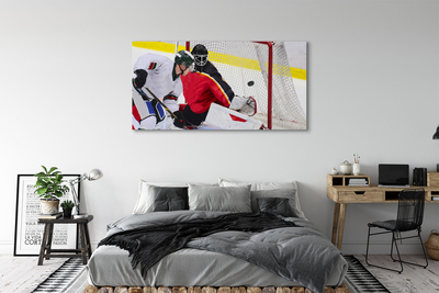 Canvas bild Hockeymål