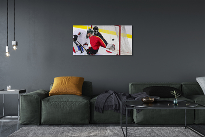 Canvas bild Hockeymål