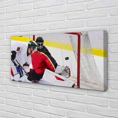 Canvas bild Hockeymål