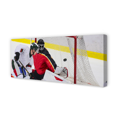 Canvas bild Hockeymål