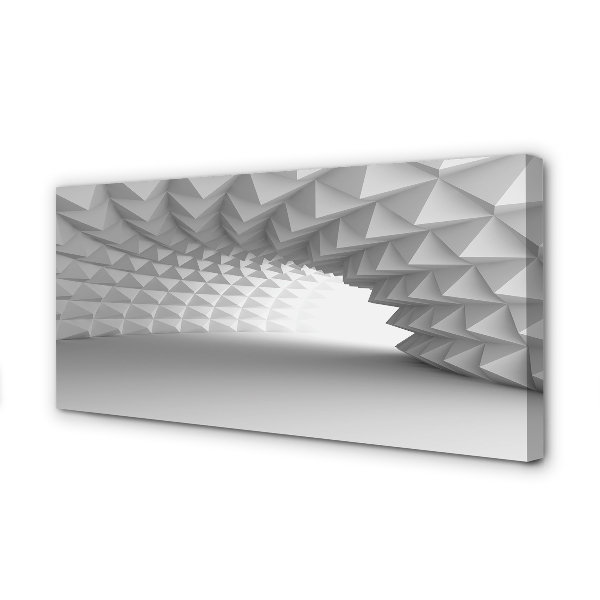 Canvas bild Tunnel med 3D-koner