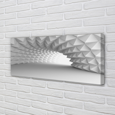 Canvas bild Tunnel med 3D-koner