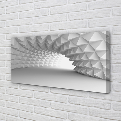 Canvas bild Tunnel med 3D-koner