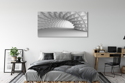 Canvas bild Tunnel med 3D-koner