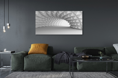 Canvas bild Tunnel med 3D-koner