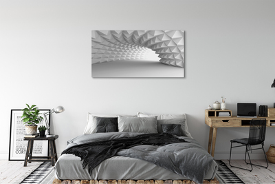 Canvas bild Tunnel med 3D-koner