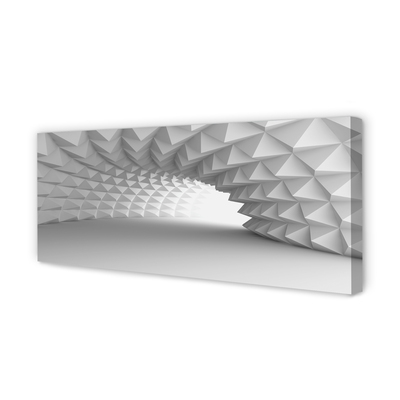 Canvas bild Tunnel med 3D-koner