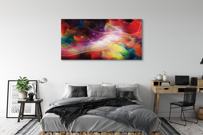 Bild canvas Abstrakt våg fraktaler