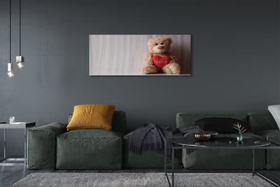 Fototryck canvas Teddybjörnshjärta