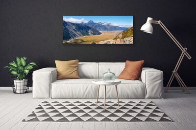 Foto på canvas Mountains Valley landskap