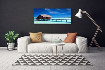 Bild canvas Sea Beach House arkitektur