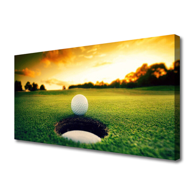 Bild på canvas Golfboll Gräs Natur