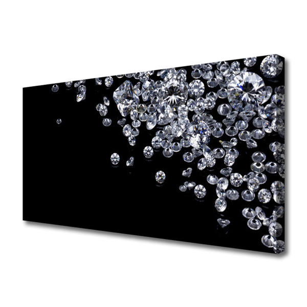 Fototryck canvas Diamanter Art