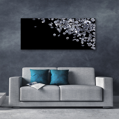 Fototryck canvas Diamanter Art