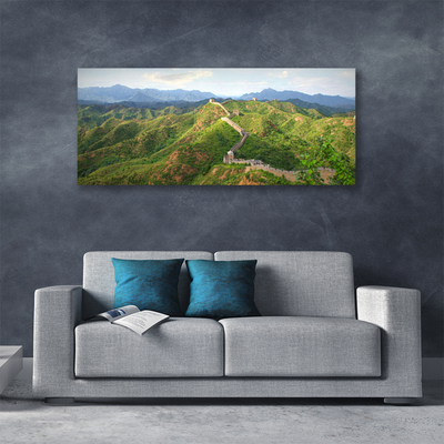 Canvas bild Stora muren bergslandskap