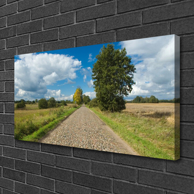 Fototryck canvas Byväg trottoarlandskap