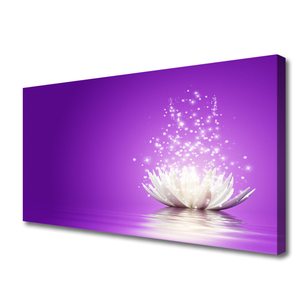 Bild canvas Lotus blomma