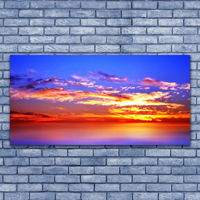 Fototryck canvas Himmel Moln Havslandskap