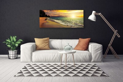 Canvas bild Sun Beach Havslandskap