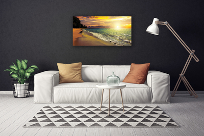 Canvas bild Sun Beach Havslandskap