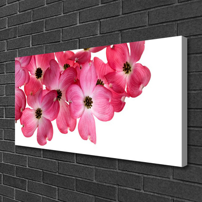 Bild canvas Blommor På Väggen