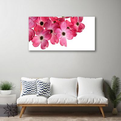 Bild canvas Blommor På Väggen