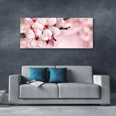 Bild canvas Blommor På Väggen