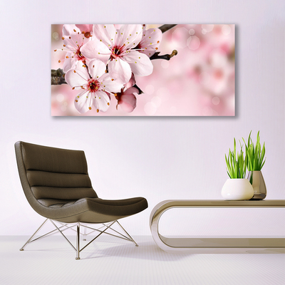 Bild canvas Blommor På Väggen