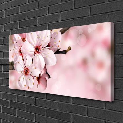 Bild canvas Blommor På Väggen